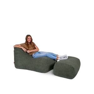 Big Joe Modora Foam-Filled Structured Bean Bag Chair Lounger, All Ages - 1 of 4