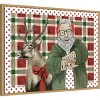 Amanti Art 30"x23" Hipster Santa Collection A by Grace Popp Framed Canvas Wall Art Print - 2 of 4