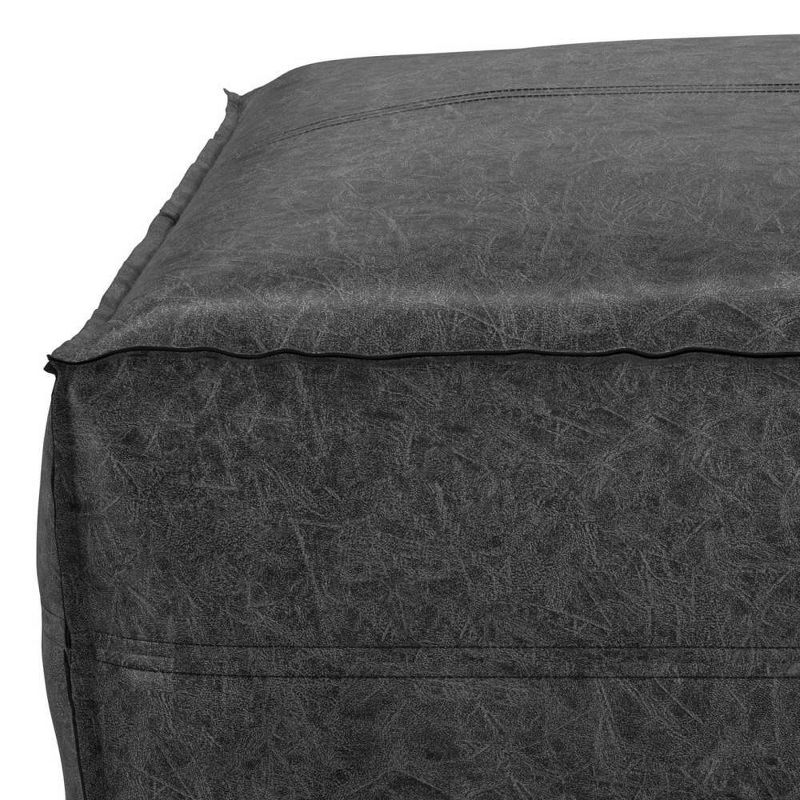 Wendal Large Square Coffee Table Pouf - WyndenHall, 5 of 8
