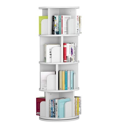 Rotating Bookshelf, 360 Display Bookcase Storage Rack for Kids & Adults
