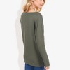 Anna-Kaci Women's Open Neck Waffle Knit Dolman Sleeve Side Slit Tunic Pullover for Casual Looks - 4 of 4