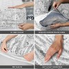 4 Piece Bed Sheets Printed Microfiber Sheet Set Ultra Soft, Easy Care Paisley Printed Sheets - Lux Decor Collection - 3 of 4