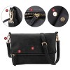 Generic Small Crossbody bags for Women Cross body Purse Shoulder Bag Black - 4 of 4