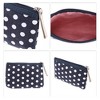 Unique Bargains Women's Durable Dots Cosmetic Bag 1 Pc - 3 of 3