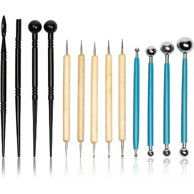 13pcs Clay Sculpting Tools Pottery Carving Tool Set for Art & Craft DIY Projects, Modeling Clays and Embossing Pattern