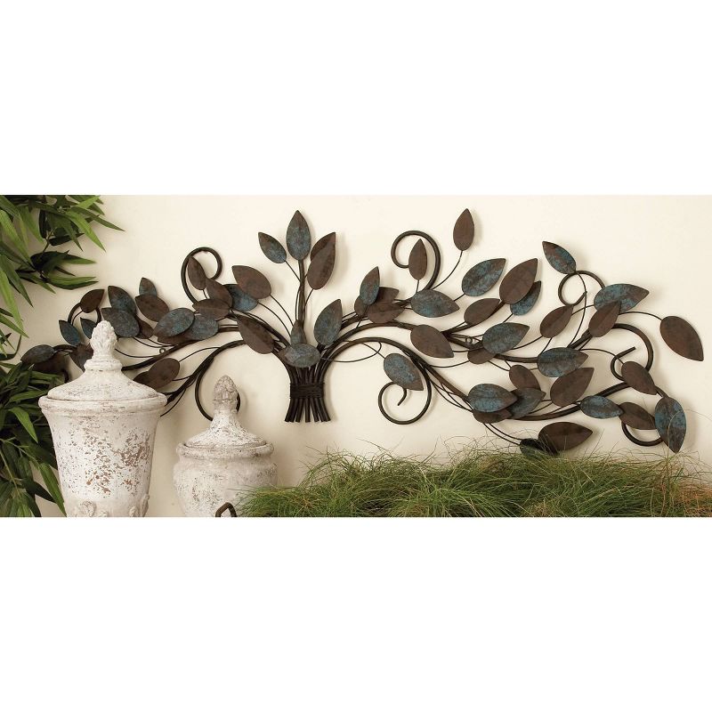Traditional  Metal Leaf Wall Decor - Olivia & May, 2 of 7