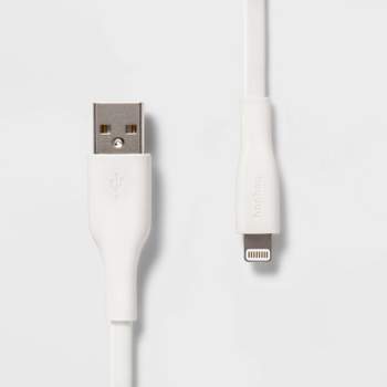 3' Lightning to USB-A Flat Cable - heyday™ Ivory White