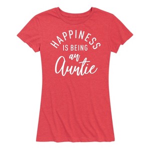 Women's - Instant Message - Happiness Auntie Short Sleeve Graphic T-Shirt - 1 of 4