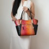 MKF Collection Janise Tote Bag with Croc Embossed Ombre Design and Gold Tone Hardware by Mia K - 3 of 4