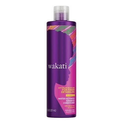 Wakati Paraben & Sulfate Free Water-Activated Detangling Conditioner with Natural Shea and Jojoba Oil for Natural Hair - 8 fl oz