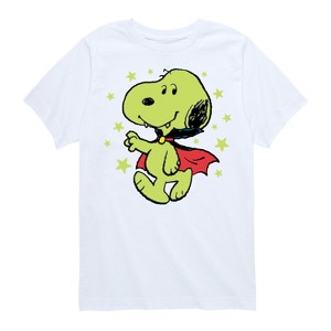 Boys' - Peanuts - Glow In The Dark Vampire Snoopy Short Sleeve Graphic T-Shirt - 1 of 4