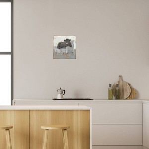 iCanvas Moo-ving In IV Black and Gray by Ethan Harper Canvas Print Wall Art - 1 of 3