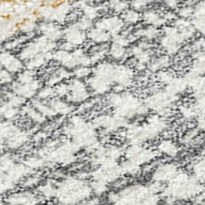 HomeRoots 8' X 10' Gold And Silver Striped Washable Indoor Outdoor Area Rug
