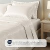 Delara 100% Organic Viscose Derived from Bamboo Sheet Sets, Soft & Cooling, Breathable & Moisture-Wicking, Deep Pocket Bedding Sheet Set - 4 of 4
