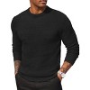 COOFANDY Men Dress Crewneck Sweater Pullover Knit Long Sleeve Casual Slim Fit Sweater - 2 of 4