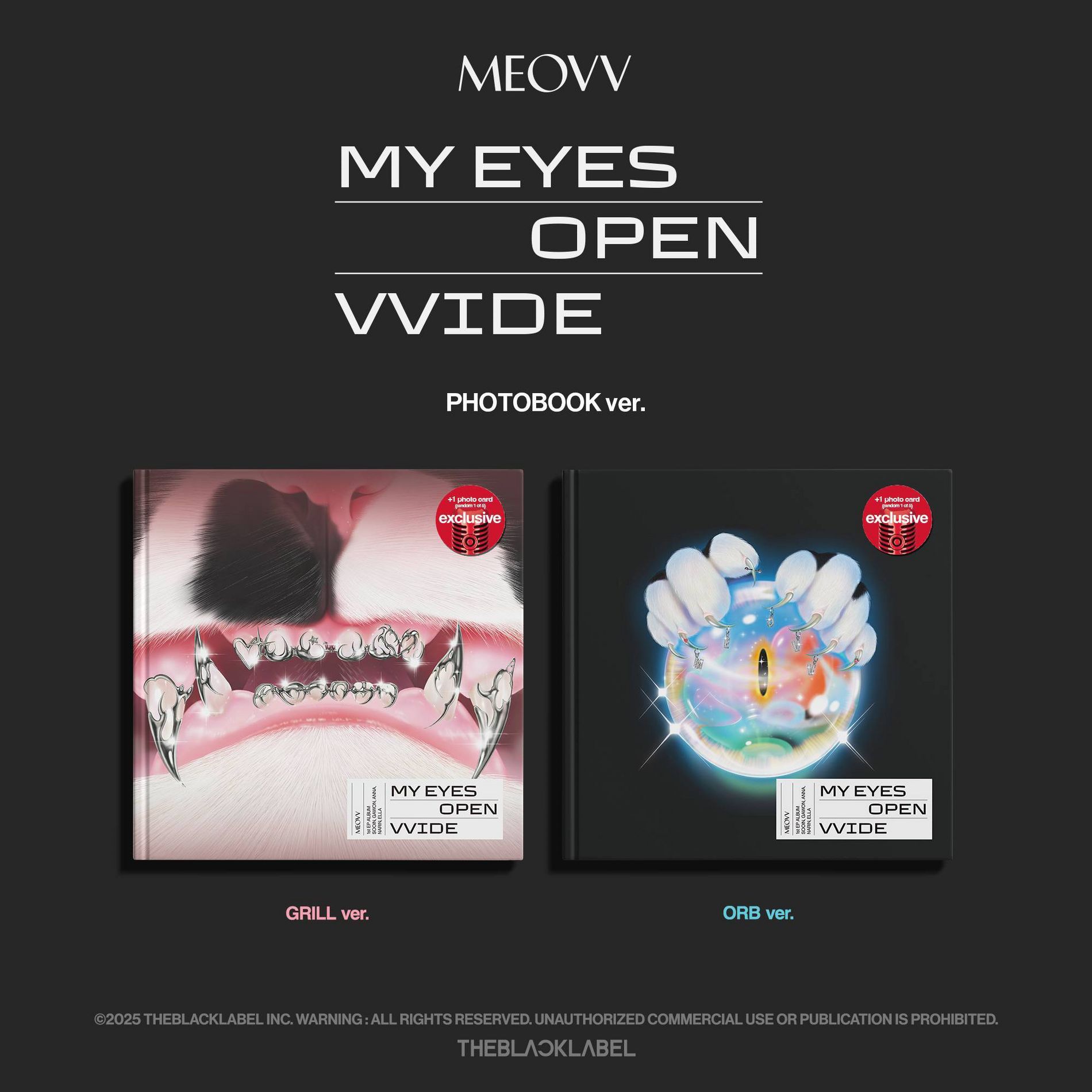 Meovv - Meovv 1st EP Album 'MY Eyes Open Vvide' (Target Exclusive, CD)