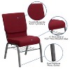 Emma and Oliver 18.5"W Church/Reception Guest Chair with Book Rack - 3 of 4
