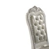 Acme Furniture 25" Dresden Dining Chair Fabric and Bone White Finish: Leather Upholstery, Wood Frame, Armrest, Spot Clean - 4 of 4
