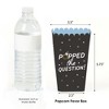 Big Dot of Happiness Just Engaged - Black and White - Engagement Party Favor Popcorn Treat Boxes - Set of 12 - 2 of 4