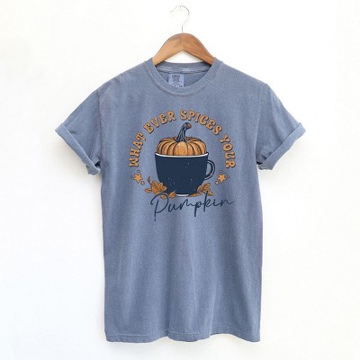 Simply Sage Market Women's Whatever Spices Your Pumpkin Mug Garment Dyed Tee