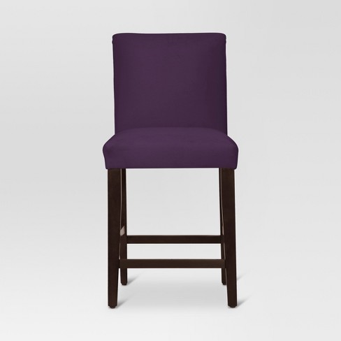 Purple counter deals height chairs