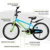 Hykolity 20 Inch Kids Bikes Boy Girl BMX Bicycle Ages 6-12 Years Old Coaster Brake Sport Cycling Child Bike with Kickstand Turquoise Blue - 3 of 4