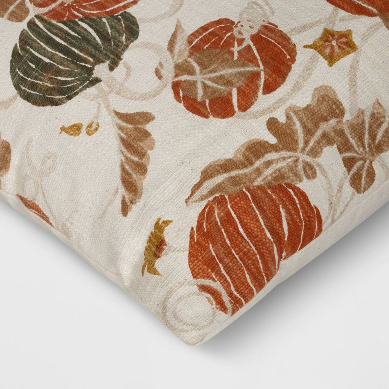 Printed Pumpkin Square Throw Pillow - Threshold™, 5 of 11