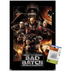 Trends International Star Wars: The Bad Batch -  One Sheet Unframed Wall Poster Prints - 1 of 4