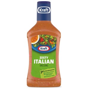 Kraft Zesty Italian Salad Dressing - 16fl oz - 1 of 4