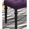 NicBex 48 Inch Ottoman Bench Modern Wooden Upholstered Dining Bench with Turned Legs, Footrest and Seat for Living Room, Bedroom, Entryway - 2 of 4
