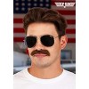 HalloweenCostumes.com One Size Fits Most  Men  Top Gun Sunglasses & Mustache Costume Kit | Movie Accessories, Brown/Black - 2 of 4