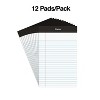 MyOfficeInnovations Notepads 5" x 8" Narrow White 50 Sheets/Pad 12 Pads/Pack 163873 - 2 of 4