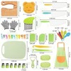 Suhctuptx 50-Piece Kids Kitchen Wooden Kid-Safe Cooking Set (Crocodile) - 2 of 3