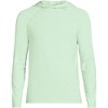 Lands' End Men's Cooling Long Sleeve UPF 50 Hooded Swim Tee Rash Guard - 3 of 3