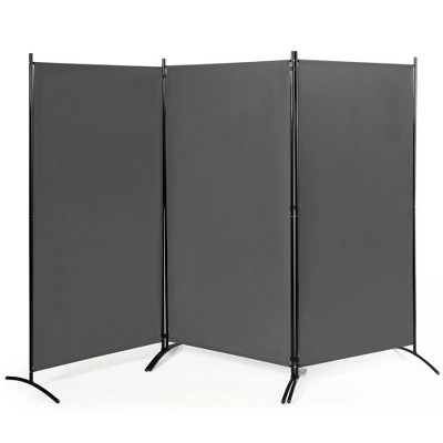 Costway 3-panel Room Divider Folding Privacy Partition Screen For ...