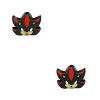 Sonic The Hedgehog 3 Earrings 4-Pair Character Design Stud Jewelry Earring Set Multicolored - 4 of 4