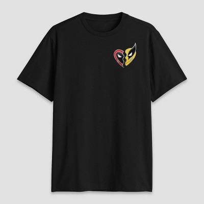 Men's Marvel Deadpool and Wolverine Short Sleeve T-Shirt - Black