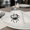 Unique Bargains Napkin Rings Stainless Steel Black 1 Pc - 3 of 3