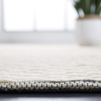 Marbella Beige and Rust Handwoven Wool Area Rug