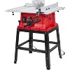 WhizMax Table Saw 10 Inch, 5000RPM Powerful Tablesaw with Stand & Protective Cover, 90°Cross Cut & 0-45°Bevel Cut, Jobsite Table Saw Adjustable Depth - 4 of 4