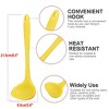 Unique Bargains Heat Resistant Ergonomic Handle Non-Stick Wide Application Soup Kitchen Spoon 8.5 Inch 1 Pc - 4 of 4