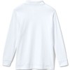 Lands' End School Uniform Kids Long Sleeve Interlock Polo Shirt - 3 of 4