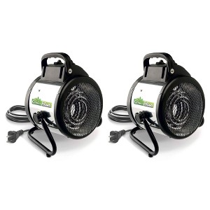 Bio Green PAL 2.0/US Indoor Outdoor Portable Palma Basic Greenhouse Electric Space Heater Fan for Up to 120 Square Feet, 5118 BTU, 1500 Watt (2 Pack) - 1 of 4