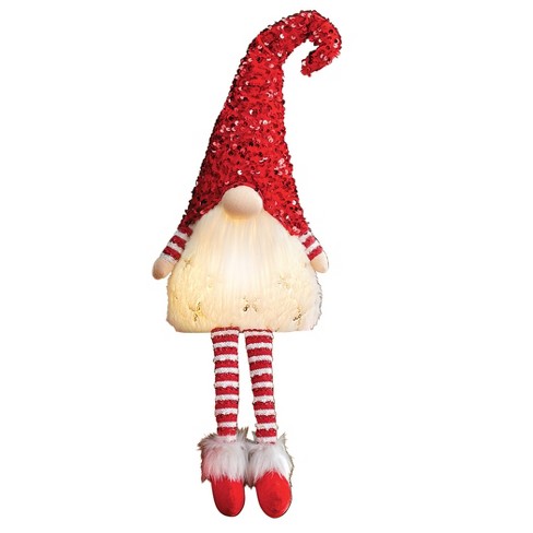 Collections Etc Lighted Holiday Gnome Sitter : Target