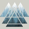 Men's Design By Humans Sacred Geometry Triangles - Misty Forest By Maryedenoa T-Shirt - 2 of 3
