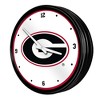 College Team Retro Lighted Wall Clock - 2 of 4