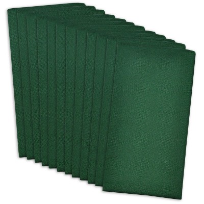 Set of 12 Buffet Napkins Dark Green - Design Imports