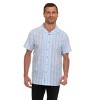 Canada Weather Gear Men’s Striped Seersucker Short Sleeve Shirt – Lightweight Button-Down with Textured Fabric - 3 of 4