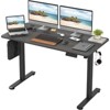 RISOKEYS 48 inch Computer Desk - Adjustable Desk with Spacious Desktop,Headphone Hook for Home Office & Office, Easy to Use - 3 of 4