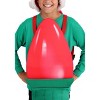 HalloweenCostumes.com One Size Fits Most   Christmas Light Bulb Costume for Kids, Green/Red - 3 of 4